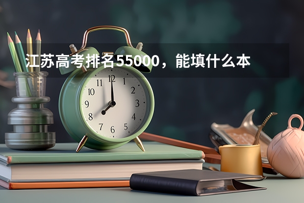 江苏高考排名55000,能填什么本二院校