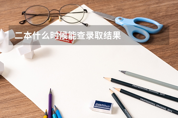 二本什么时候能查录取结果