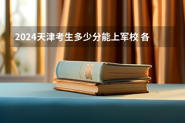 2024天津考生多少分能上军校 各军校在天津录取分数线