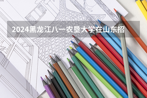 2024黑龙江八一农垦大学在山东招生计划表