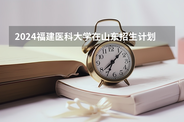 2024福建医科大学在山东招生计划表
