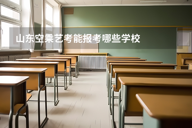 山东空乘艺考能报考哪些学校